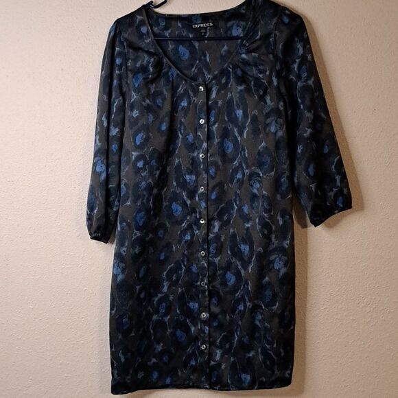 Express button down dress size small - Picture 1 of 8